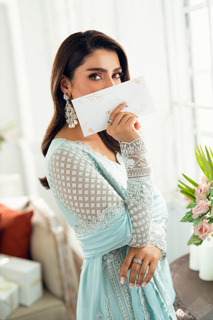 Azure | Sky Blue - Semi Pure Chiffon Collection