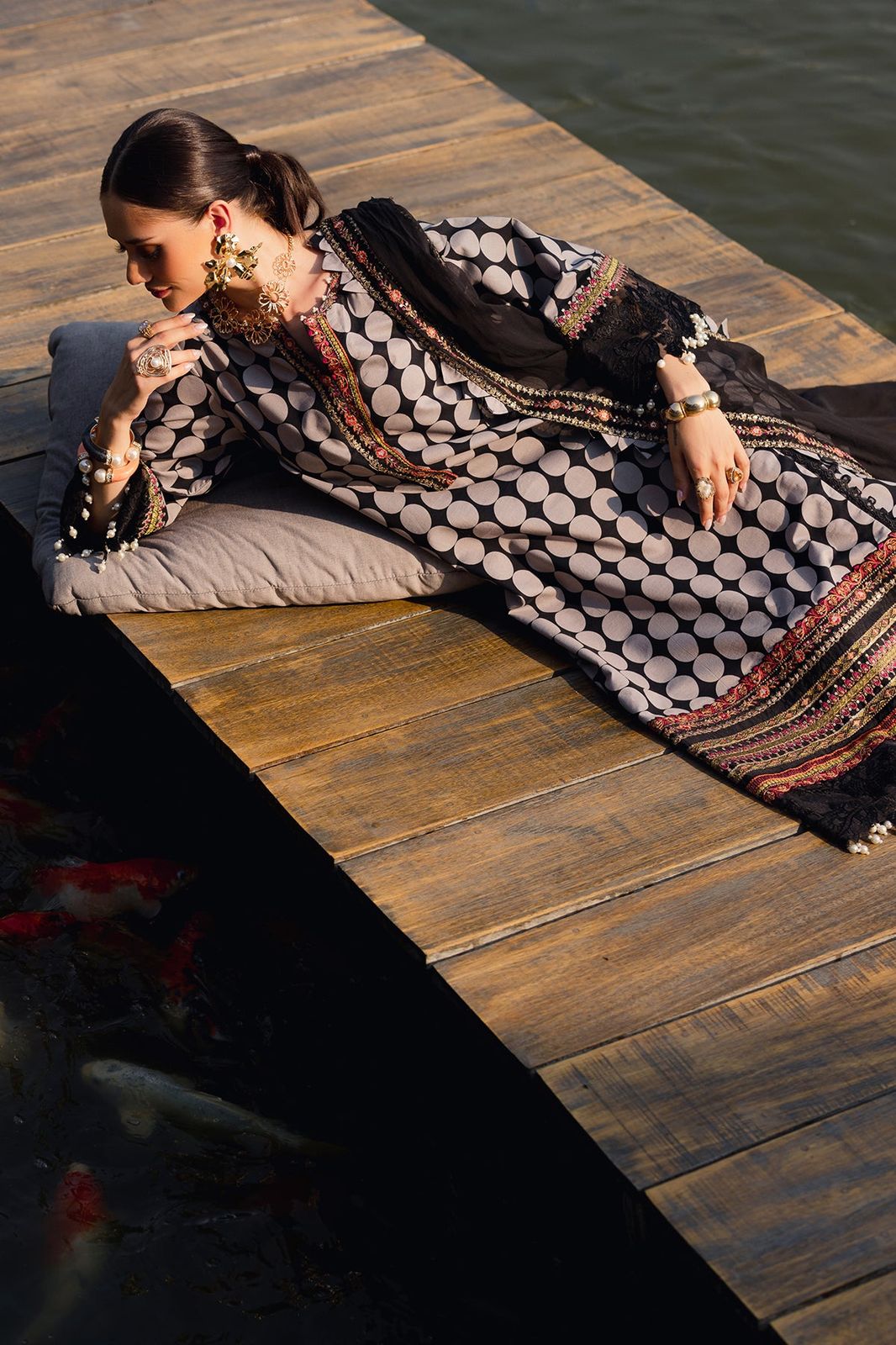 Charizma | Black & White - Lawn Collection