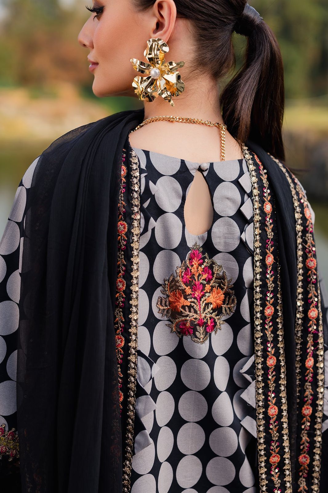 Charizma | Black & White - Lawn Collection