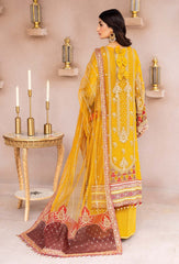 Adan Libas | Yellow - Fancy Organza Embroidered Collection