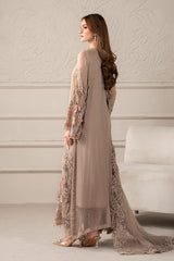 Maria B MCS-25-107 | Beige - Chiffon Collection