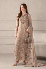 Maria B MCS-25-107 | Beige - Chiffon Collection
