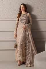 Maria B MCS-25-107 | Beige - Chiffon Collection