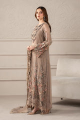 Maria B MCS-25-107 | Beige - Chiffon Collection