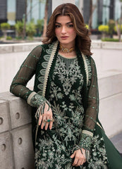 Ramsha | Dark Green - Chiffon Collection