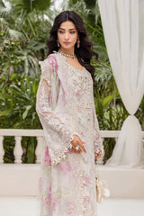Maria B MPC-25-101 | White - Chiffon Collection