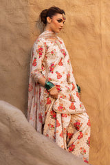 Charizma | White - Digital Printed Silk Collection