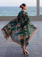 Zainab Chottani | Dark Green - Luxury Lawn Collection