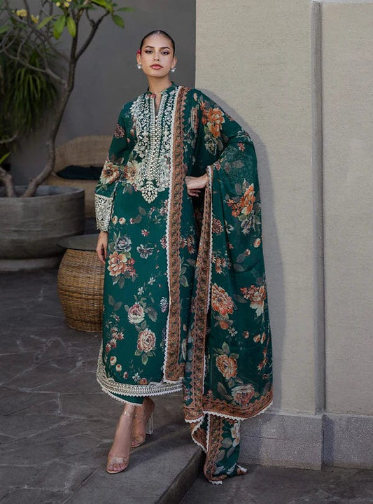 Zainab Chottani | Dark Green - Luxury Lawn Collection