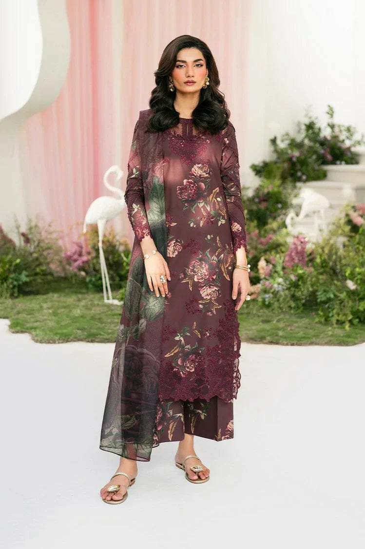 Iznik | Maroon - Lawn Collection