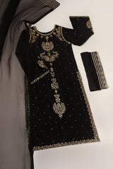 Agha Noor | Black - Velvet Collection