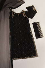 Agha Noor | Black - Velvet Collection