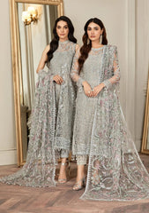 Zarif | Silver Grey - Net Collection