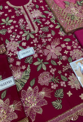 Jazmin | Shocking Pink - Semipure Chiffon Collection