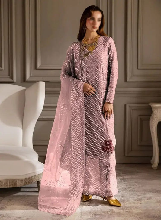 Nureh | Tea Pink - Fancy Chiffon Collection