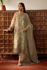 Sheenora | Pista Green - Organza Collection