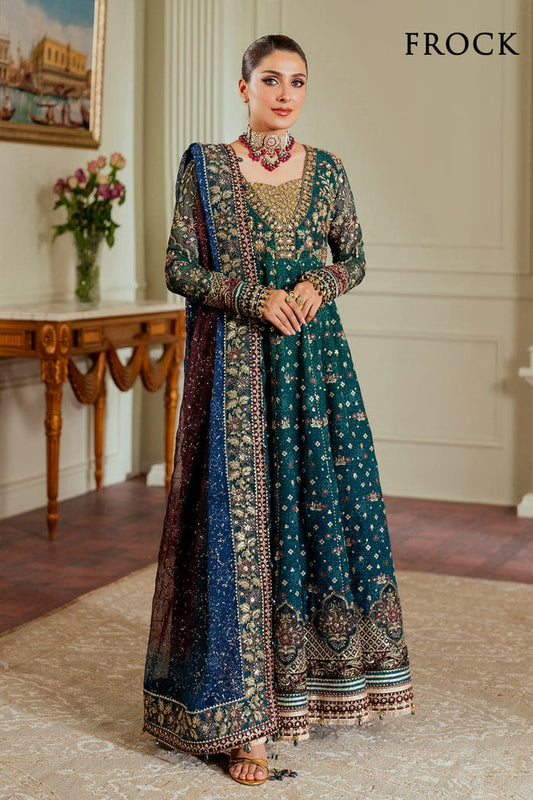 Baroque | Zinc - Embroidered Digital Chiffon Collection