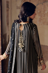 Charizma | Black - Digital Chiffon Embroidered Collection