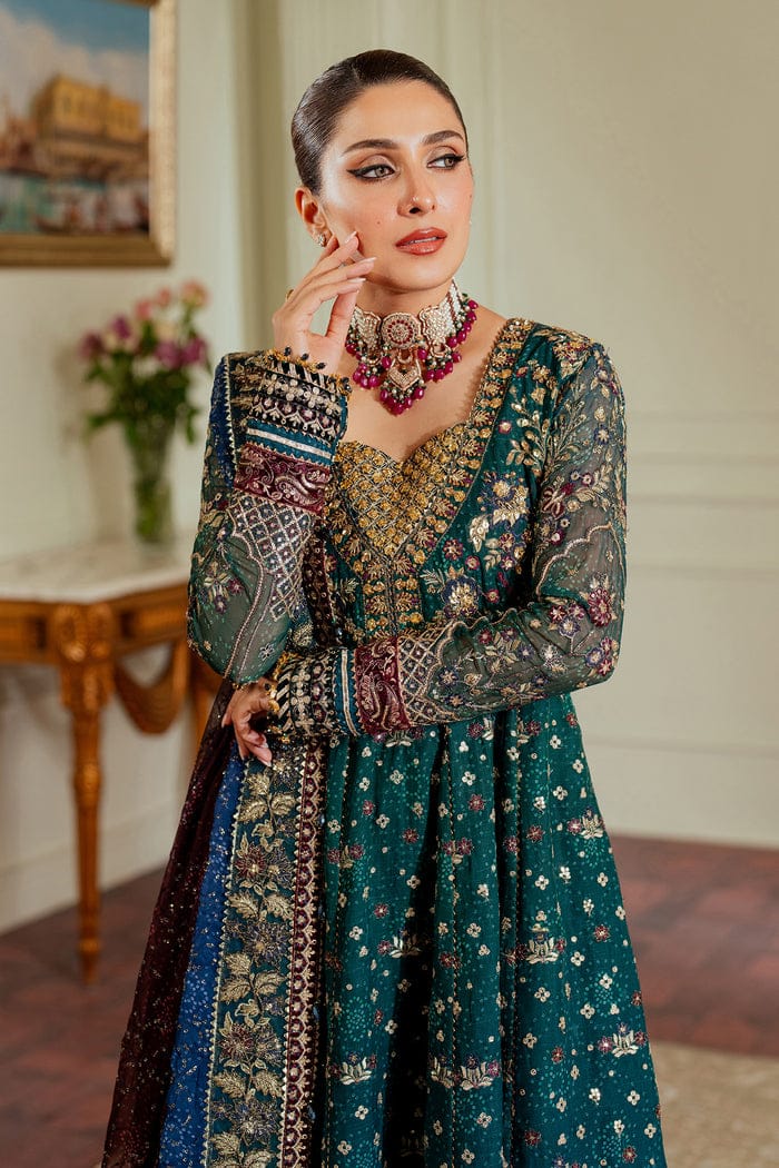 Baroque | Zinc - Embroidered Digital Chiffon Collection