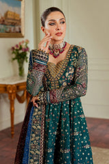 Baroque | Zinc - Embroidered Digital Chiffon Collection
