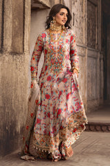 Charizma | Grey - Embroidered Digital Chiffon Collection