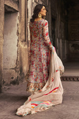 Charizma | Grey - Embroidered Digital Chiffon Collection