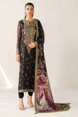 Jazmin | Black - Lawn Collection