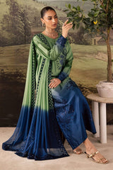 Nureh | Green & Blue - Shamoz Silk Collection