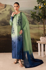Nureh | Green & Blue - Shamoz Silk Collection