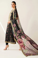 Jazmin | Black - Lawn Collection