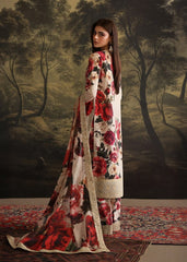 Hum Joli | Skin Red Flower - 3 Piece Lawn Collection