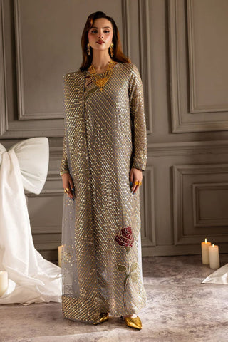 Nureh  | Silver Sequin - Fancy Chiffon Collection