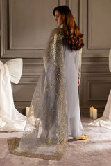 Nureh  | Silver Sequin - Fancy Chiffon Collection