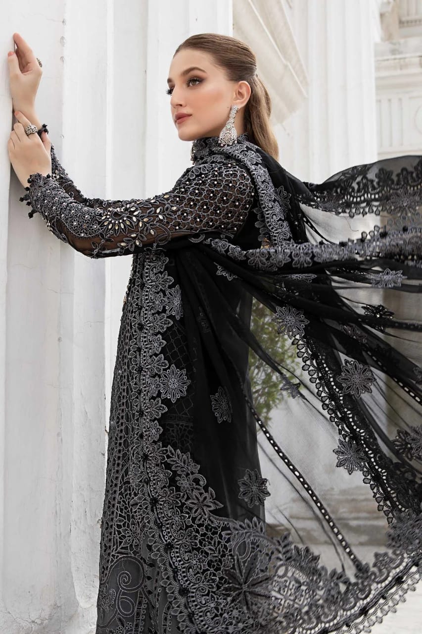 Maria B | Black Tie & Die - Chiffon collection