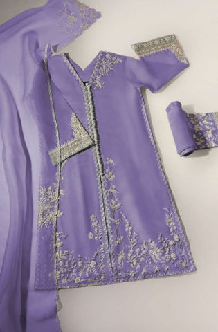 Agha Noor | Lilac - Organza Collection