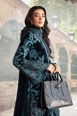 Maria B DL-1203 | Teal - Velvet Palachi Collection