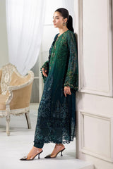Maria B MPC-25-106 | Emerald Green - Chiffon Collection