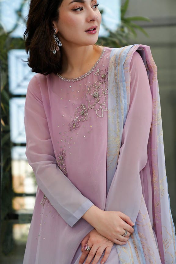 Lulusar | Pink & Grey - Chiffon Collection