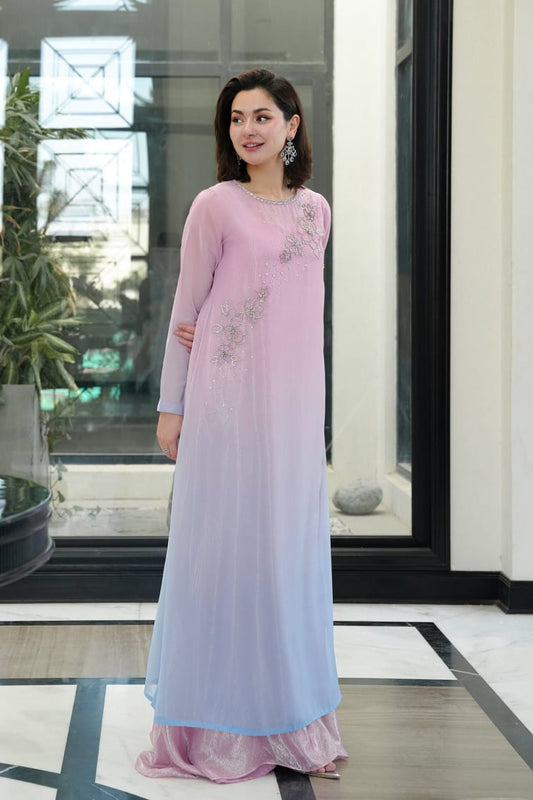 Lulusar | Pink & Grey - Chiffon Collection