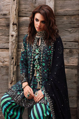 Charizma | Black & Green - Shamoz Silk Collection
