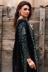 Charizma | Black & Green - Shamoz Silk Collection