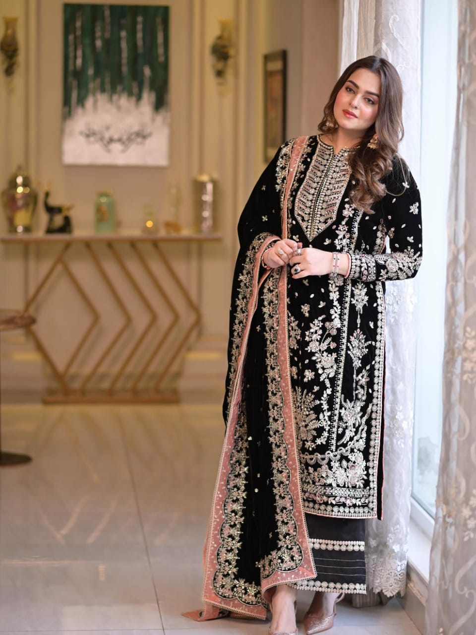 Aneelas Collection | Black - Micro 9000 Velvet Collection