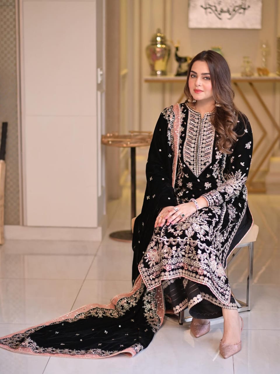 Aneelas Collection | Black - Micro 9000 Velvet Collection