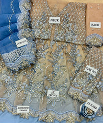 Maria B BD-3002 | Aqua - Net Collection