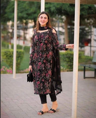 Bareeze | Navy Blue - Winter Dhanak Collection