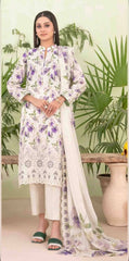 Erva by Tawakkal D-1714 | Off White - Lawn Collection