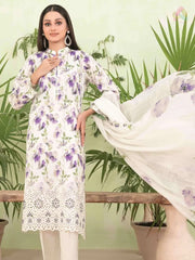 Erva by Tawakkal D-1714 | Off White - Lawn Collection