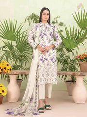 Erva by Tawakkal D-1714 | Off White - Lawn Collection