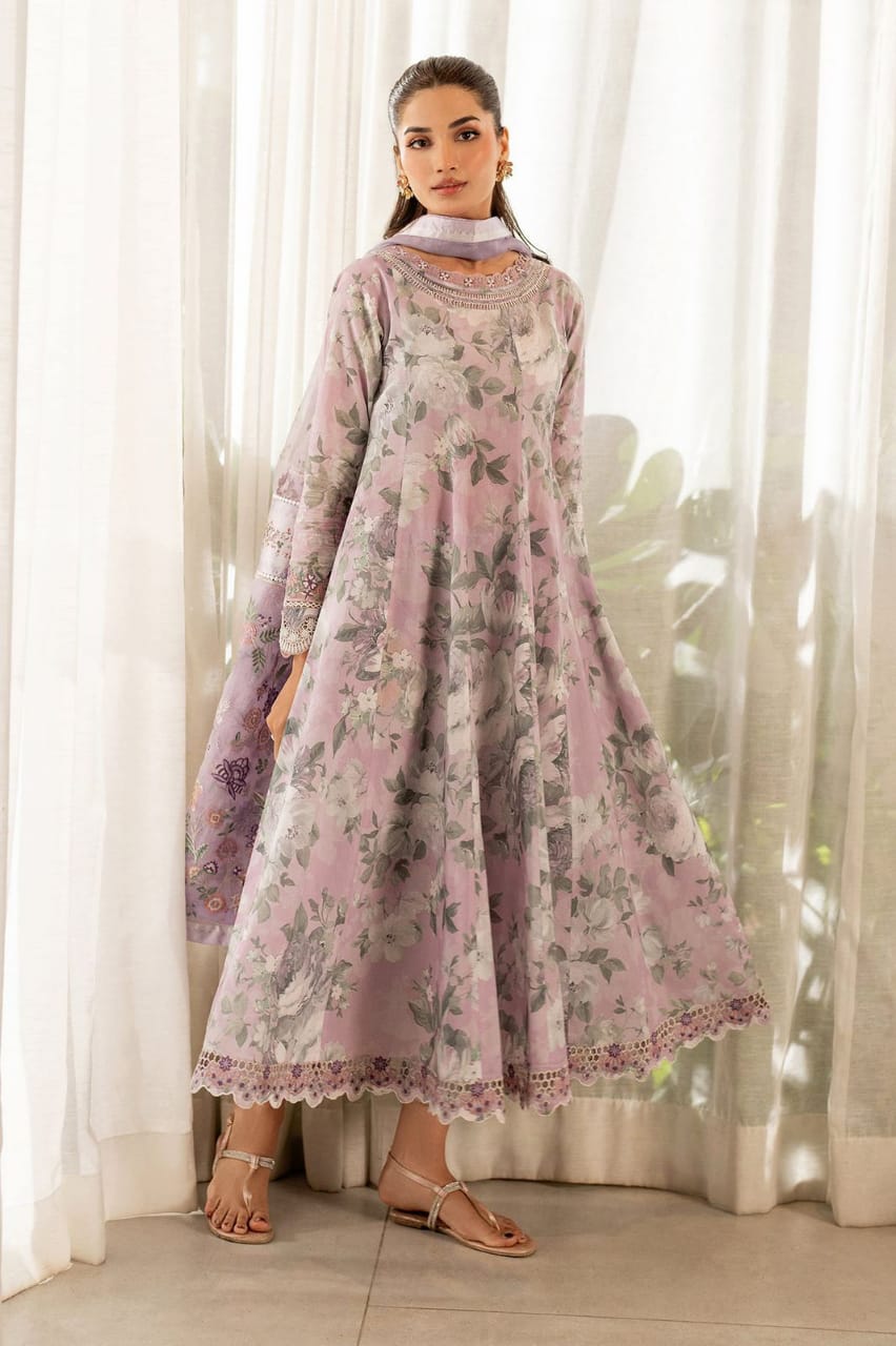 Baroque | Light Pink - Lawn Collection
