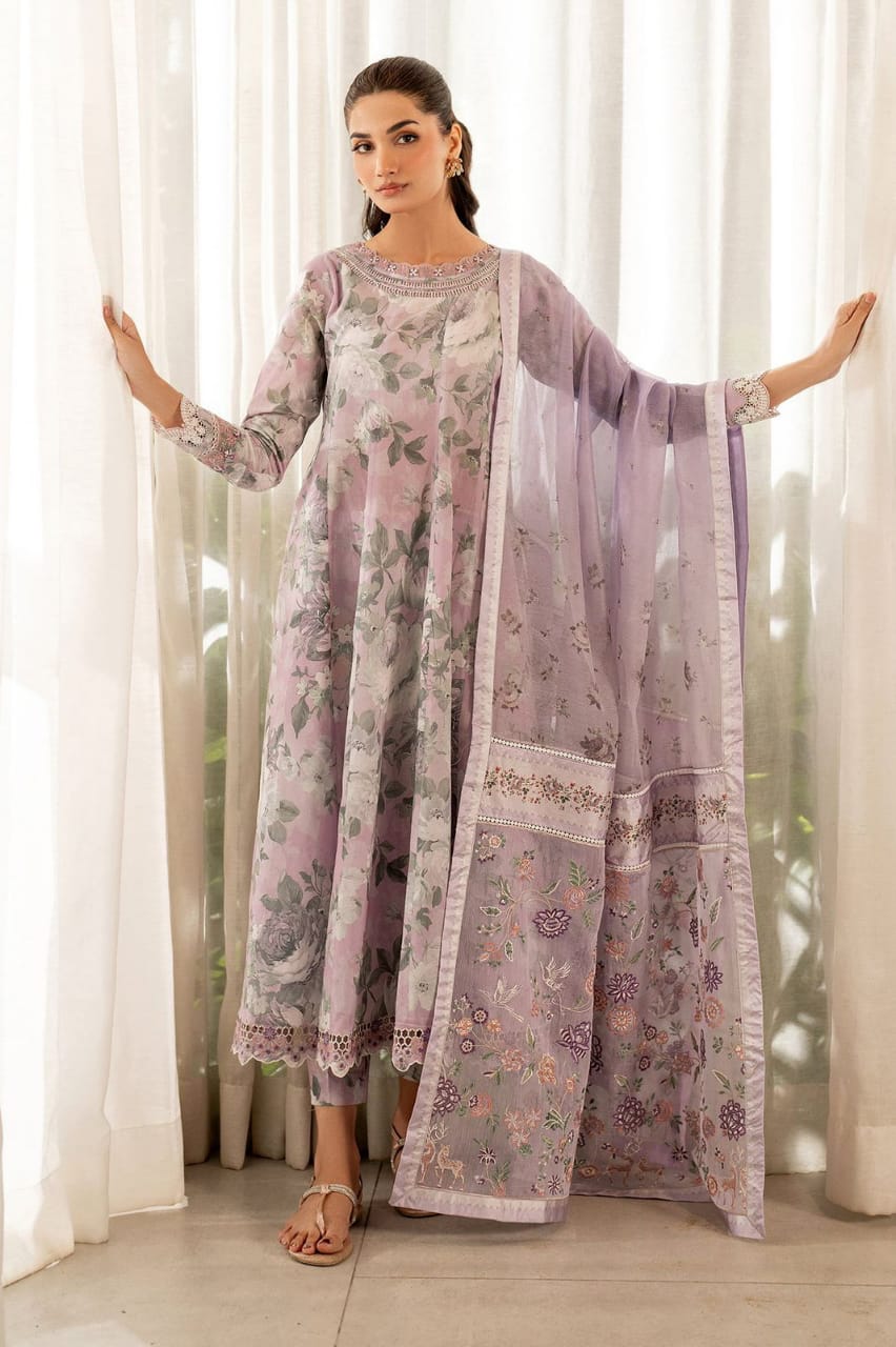 Baroque | Light Pink - Lawn Collection